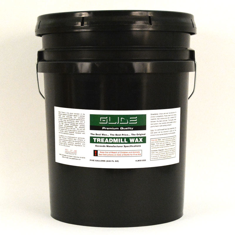 Glide Premium for LifeFitness Auto-Wax Treadmills, 5 Gallons