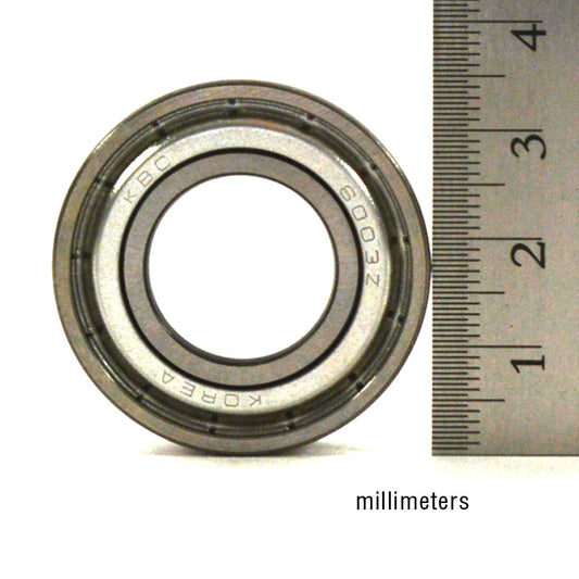Bearing, Single Row, Radial, 17 x 35 x 10, 2-Shield, EMQ [BRG003MMU]