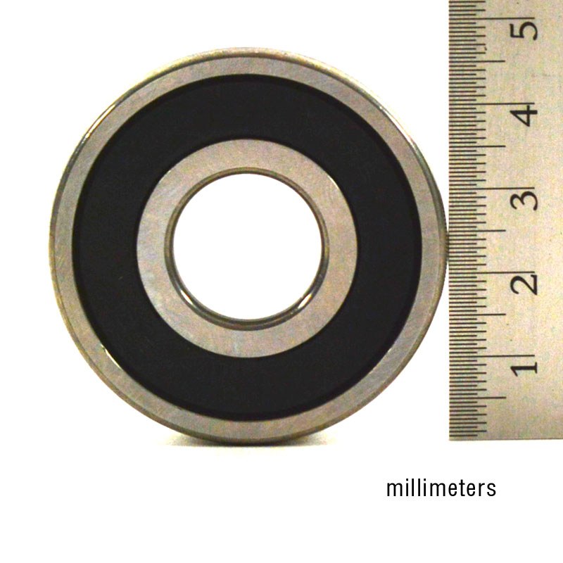 Bearing, Single Row, Radial, 17 x 47 x 14, 2-Seal, EMQ [BRG303RRU]
