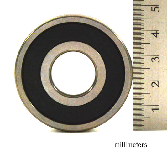 Bearing, Single Row, Radial, 17 x 47 x 14, 2-Seal, EMQ [BRG303RRU]