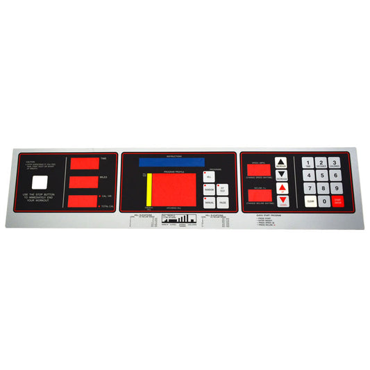 Overlay (Only), LifeFitness 9100/9500 Classic, 5 Button
