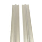 Ramp Sleeves, Straight Edge, Stainless Steel, PAIR